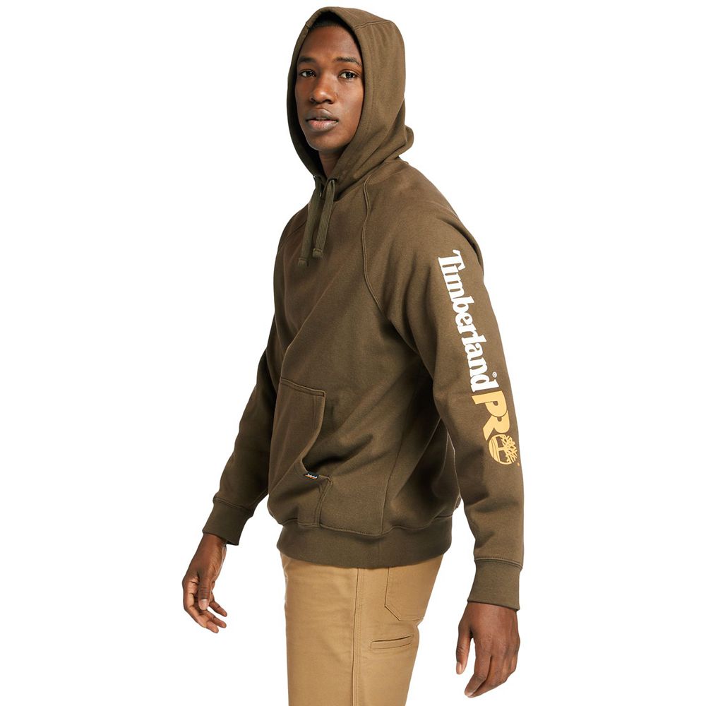 Timberland Mens Sweatshirts PRO® Hood Honcho Sport Hoodie - Dark Brown - India JN9083246